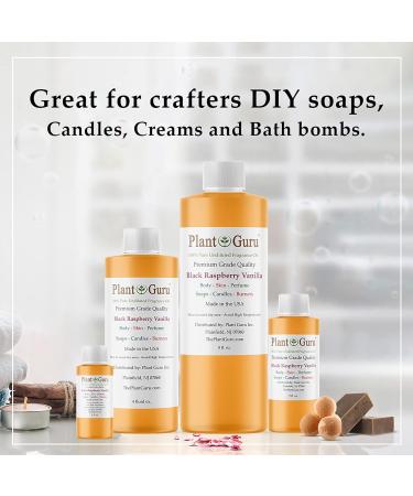 Black Raspberry Vanilla Fragrance Oil 8 fl. oz - Ideal for Soap Making Candles Bath Bombs & Aromatherapy - Buy Online on GoSupps.com