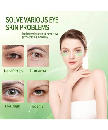 60PCS Green Avocado Eye Pads | Anti-Aging Hydrating Hydrogel Masks for Dark Circles Puffiness & Tear Bags - Buy Online on GoSupps.com