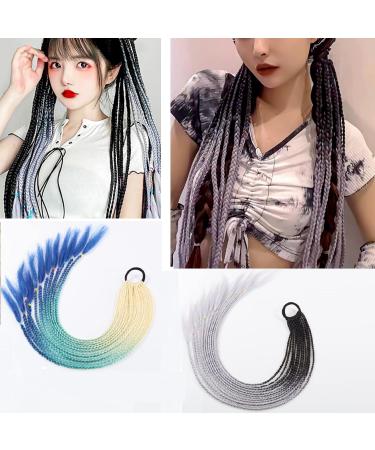 JJQHYC Colorful Hair Strands for Girls | Synthetic Braid Hair Extensions & Accessories - Buy Online on GoSupps.com