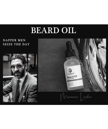 Maneman London Beard Oil | Unscented | Moisturizes & Cares for Beard | Natural & Organic | Argan Jojoba & Aloe Vera Oil Vitamin E | Gift for Men (30mL) (Unscented Oil) - Buy Online on GoSupps.com
