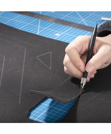 Premium Black Foam Sheet Roll 13.9 x 59 - 5mm Thick - 86kg/m3 Density for Cosplay & Crafts - by MEARCOOH - Buy Online on GoSupps.com