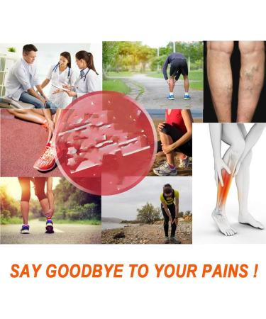 ZMERCH Kniehohe Socken | Compression Socks for Varicose Veins | Pain Relief for Men & Women | Outdoor Sports Pressure Calf Stockings - Black - Buy Online on GoSupps.com