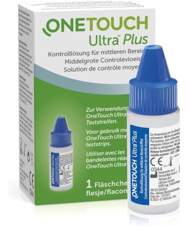 Onetouch Ultra Plus Control Solution - Accurate Diabetes Testing & International Shipping - Buy Online on GoSupps.com