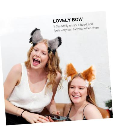 MERRYHAPY Cat Ear Bell Headband Rat Cat Ears Headband Grey Ears Cosplay Headband 1920s Headdress Bell Hairband Costumes Red Cat Ears Tail Grey Headband Dog Hair Jewelry Ear Hair Hoop Fabric - Buy Online on GoSupps.com
