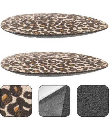 Foot Support Pad - Non-Slip Heel Pad for Comfort | Miss Leopard | 9x5.8cm Polyurethane Sponge - Buy Online on GoSupps.com