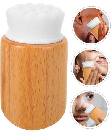 PLAFOPE Beech Wood Facial Cleansing Brush Exfoliating Face Scrubber Face Scrubber Exfoliator Brush Facial Scrubber Face Brush Exfoliator Face Scrubbers Washbasin The Face Fiber - Buy Online on GoSupps.com