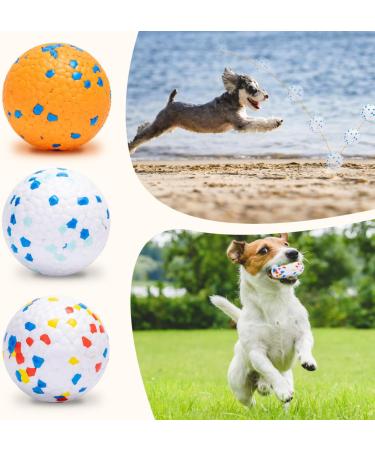 Nobleza Indestructible Dog Ball - 3 Pack Dog Toys for Aggressive Chewers | Durable Tennis Balls for All Dog Sizes & Puppies - 7cm - Buy Online on GoSupps.com