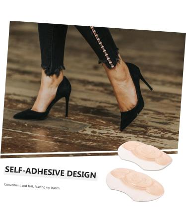 Comfortable Heel Wear Stickers for Women - Replaceable Cushions & Liners for High Heels - Beige Heel Pads (9.00x5.50x0.50CM) - International Shipping Available - Buy Online on GoSupps.com