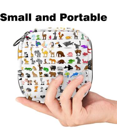 Womens Binding-Up Bags | Animal Set | Tampon Storage & Menstrual Bags with Zezen Lock Pockets - Shop Internationally - Buy Online on GoSupps.com