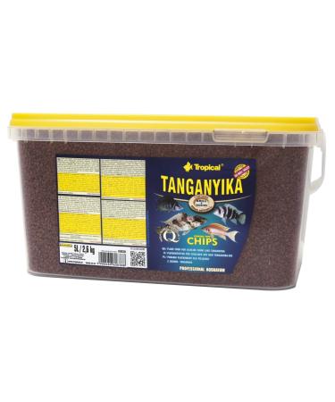 TANGANYIKA Chips 5L / 2.6kg - Food for cichlids from Lake Tanganyika, in the form of chips