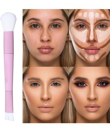 Nose Makeup Brush Nose Contour U Shaped Makeup Brush 2 in 1 Duo Contour Brush U Shaped Double Ended Nose Sculpting Brush for Beginners Professional 6.9in - Buy Online on GoSupps.com