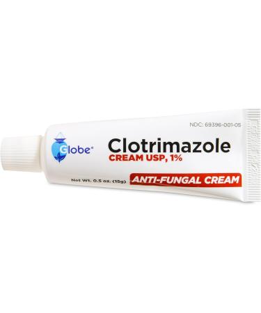 Clotrimazole 1% Cream 0.5 oz (8 Pack) - Travel Size, Compare to Lotrimin - Buy Online on GoSupps.com