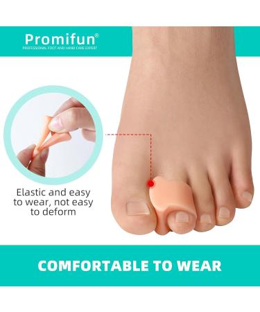 Toe Separators for Women | Gel Spacers for Bunions & Overlapping Toes | Big Toe Alignment Correctors (12 Pack 3 Sizes Beige) - Comfortable Relief & Support - Buy Online on GoSupps.com