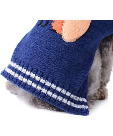Hrttsy Christmas Dog Sweater | Winter Warm Pullover for Small & Medium Dogs | Cute Pet Costume & Coat for Big Dogs - X-Small Naval Fox - Buy Online on GoSupps.com