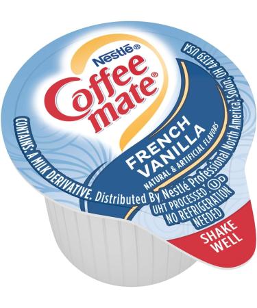  World Food Shop Nestle Coffee Mate Box of 50 liquid coffee tins with spoon World Food Shop French Vanilla - Buy Online on GoSupps.com