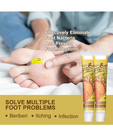 2 pieces Itch Lotion cream for skin and foot fungus skin therapy cream effectively relieves itching on the feet and prevents foot odor moisturizes and is suitable for men and women - Buy Online on GoSupps.com