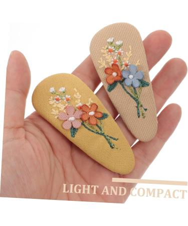 Beavorty 4 Pairs hairpin flower hair accessories hair decorations for girls girl cute hair princess barrette floral hair clips hair clips for toddler girls bow tie child issue card alloy - Buy Online on GoSupps.com