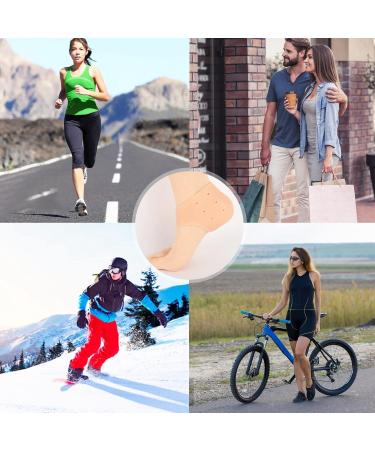 2 Pairs of Silicone Heel Cushions | Breathable Heel Spur Inserts & Heel Pain Relief Pillows for Dry Cracked Skin - Buy Online on GoSupps.com