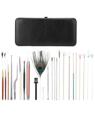 Ear Wax Removal Tool Ear Pick Sets 23psc Spiral Ear Pick Sets Double Ended Ear Classic Black Ear Pick Sets