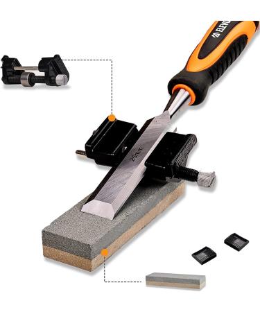 Elevon 10pcs Wood Chisel Set 6pcs Wood Chisel Heat-Treated Cr-V Alloy Blades with1 Honing Guide and 1 Sharpening Stone and 2 Carpenter Pencils for Woodworking - Buy Online on GoSupps.com