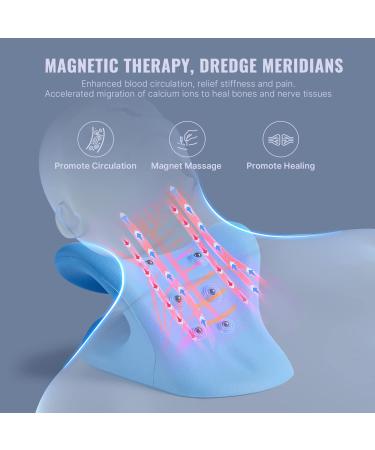 Magnetic Neck Stretcher & Pain Relief Pillow for Cervical Traction & TMJ Support - Chiropractic Rest Decompression at Home - Buy Online on GoSupps.com
