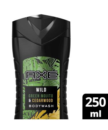 Axe Shower Gel Wild Mojito & Cedarwood - Long-Lasting Freshness & Fragrance (250ml 3-Pack) - Dermatologically Tested - Buy Online on GoSupps.com