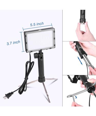 EMART 60 LED Continuous Portable Photography Lighting Kit - 2 Pack with Color Filters | Table Top Studio Light for Photo and Video Shooting - Buy Online on GoSupps.com