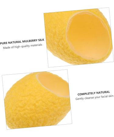 Fomiyes 36 STK Silk Ball Cleaning Cocoon Scrub - Natural Beauty Cocoon Balls for Skin Cleansing & Exfoliation - Buy Online on GoSupps.com