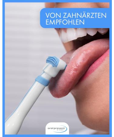 Oral Prevent Tongue Cleaner - Effective 4-Piece Tongue Brush & Scraper Set for Gentle Cleaning | International Shipping Available - Buy Online on GoSupps.com