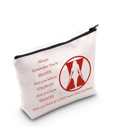 LEVLO Movie Cosmetic Bag Makeup Bag Inspired by Widow Fans Widow Bag