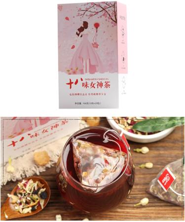 18 Flavor Goddess Tea 8 Treasures Tea Wolfberry Chrysanthemum Honeysuckle Teabag Filter Paper Tea Bags Rose Black 160g Storage Conditions Tea Bags Organic Tea White Rose Gift Double Red Rose - Buy Online on GoSupps.com
