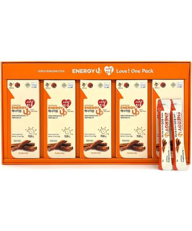 Achimmadang Energy Up Korea Hongsam Extract Stick 100% Pure Korean Red Ginseng Extract 12g x 30 Pack of 1 - Buy Online on GoSupps.com