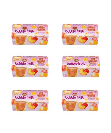 Del Monte Bubble Fruit Peach Strawberry Lemonade 16oz - 4 Packs x 6 - Refreshing Tropical Blend - Buy Online on GoSupps.com