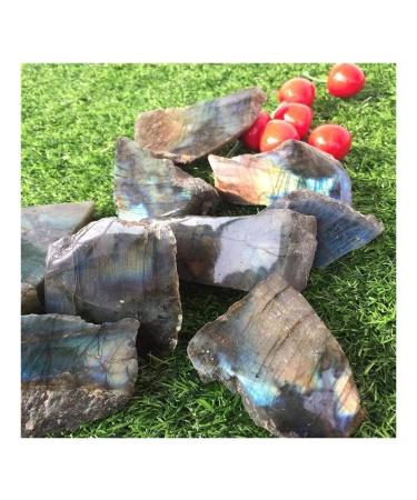 Stone Crafts Natural Heavy Flash Labradorite Crystal Gemstone Slice Metaphysical Crystal Stone Crystal Reiki