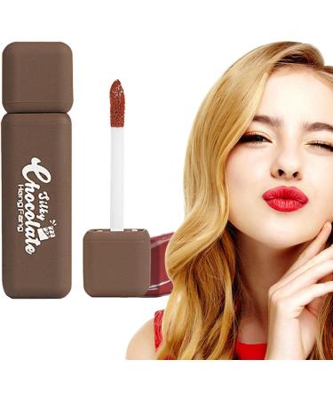 JPSDOWS Matte Mist Lipstick Long Lasting Moisturizing Matte Lipstick | Rich Stylish Chocolate Moisturizing Lipstick for Girls Women Teens with Dry Lips - Buy Online on GoSupps.com