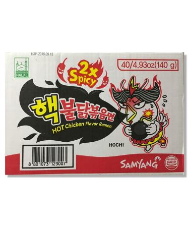 Samyang 2Xspicy Hot Chicken Flavor Ramen - 40 Packets
