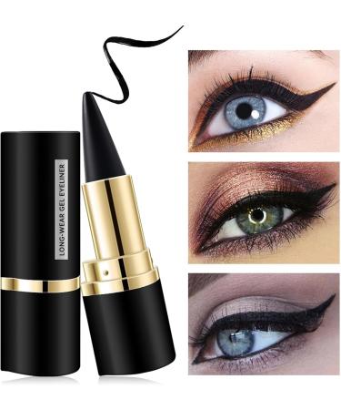 Eyeliner Gel Eye Pencil - Matte Black Gel Pen Long-Lasting Waterproof Daytime Makeup for Women & Girls - Buy Online on GoSupps.com