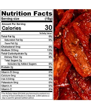 Super Red Sun-Dried Tomato Halves 5 lbs (80 oz) - Nutrient-Rich, Flavorful, Gluten-Free & Vegan - Vacuum Packed by Presto Sales - Buy Online on GoSupps.com