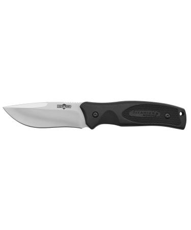 Camillus 19232 Western Black River Knife including ballistic nylon sheath 9.5 cm Titanium Bonded 420 steel blade PP/TPE handle black/silver 22.9 cm