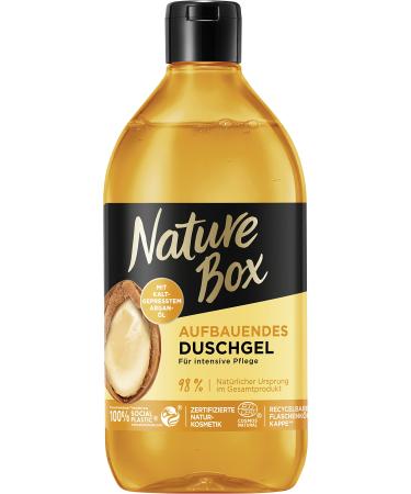 Henkel Beauty Care Nature Box Shower gel 385 ml building with argan scent vegan and pH skinneutral formula with coldpressed argan oil natural cosmetics certified