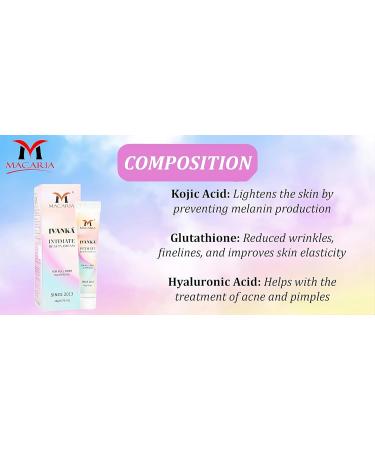 Ivanka Intimate Beauty Face Cream & Moisturiser for Men & Women For Dull Dry & Oily Skin Whitening Lightening & Brightening for Full Body Including Dark Underarms & Private Parts 20g - Buy Online on GoSupps.com