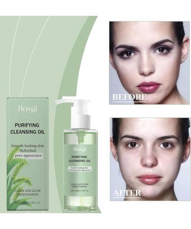 Huile nettoyante Cleansing Oil en profondeur au bl et aux herbes vertes huile demaquillant visage d maquillant doux pour tous types de peau | Hydrate et apaise | 100 ml - Buy Online on GoSupps.com