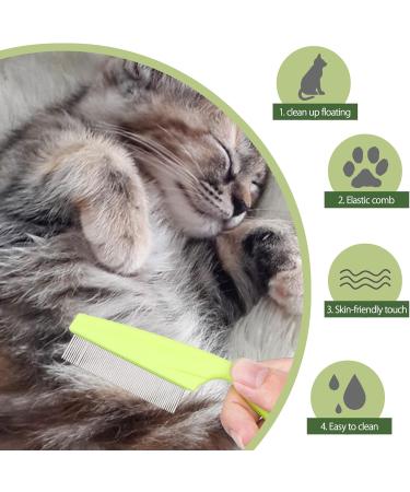 3 Pcs Flea Combs Stain Remover Pet Combs for Cat Fleas Lice Tear Fine Tooth Grooming Removal Tool - Buy Online on GoSupps.com