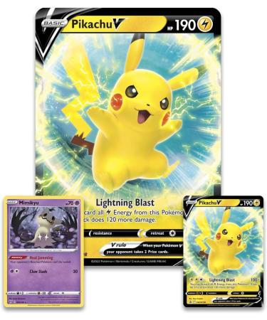 Pokemon TCG Pikachu V Box - Premium Trading Card Game Set - Buy Online on GoSupps.com