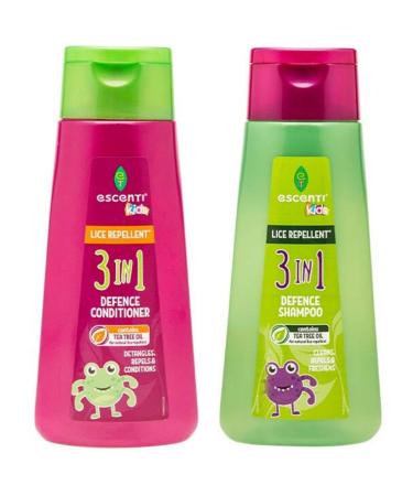 Escenti Childrens Head Lice Defence Shampoo and Conditioner