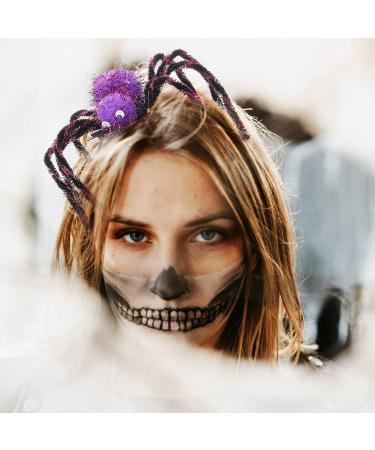 minkissy Halloween Spider Hair Clip - Large Spider Hair Barrettes - Spooky Hair Clips - Funny Halloween Barrettes halloween Spider Hair Clips for Women Girls (Purple)30cm - Buy Online on GoSupps.com