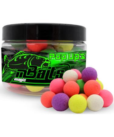 Magic Baits Fluo Pop Ups Color Mix Boilies Carp Bait Carp Fishing Pop Up 20mm