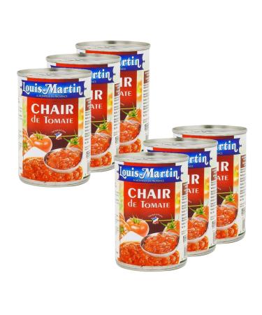 Lot of 6x Provence tomato flesh - Louis Martin - 400g box