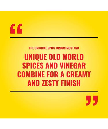 Plochman's Kosciusko Spicy Brown Mustard 9oz Jar - Bold & Zesty Flavor (3-Pack) - Buy Online on GoSupps.com