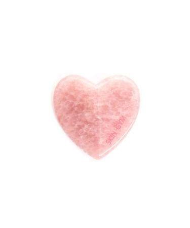 Skin Gym Lovey Gua Sha Face Massager - Anti-Aging Rose Quartz Beauty Tool for Under Eye Bags & Puffy Eyes - Buy Online on GoSupps.com